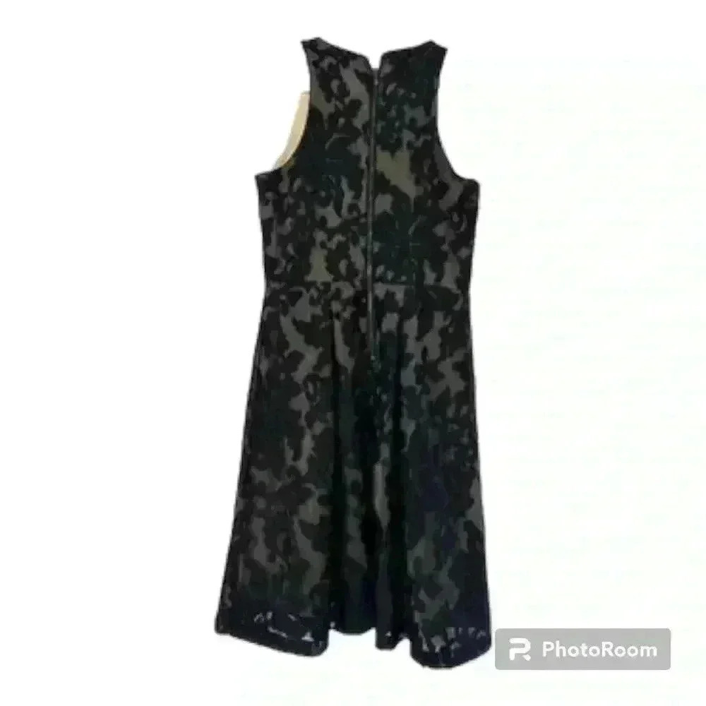 RW&CO Women’s Lace Navy cocktail dress size 2 Floral Evening Wear Night Out - Picture 3 of 4